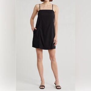 Madewell Max Linen Blend Mini Dress